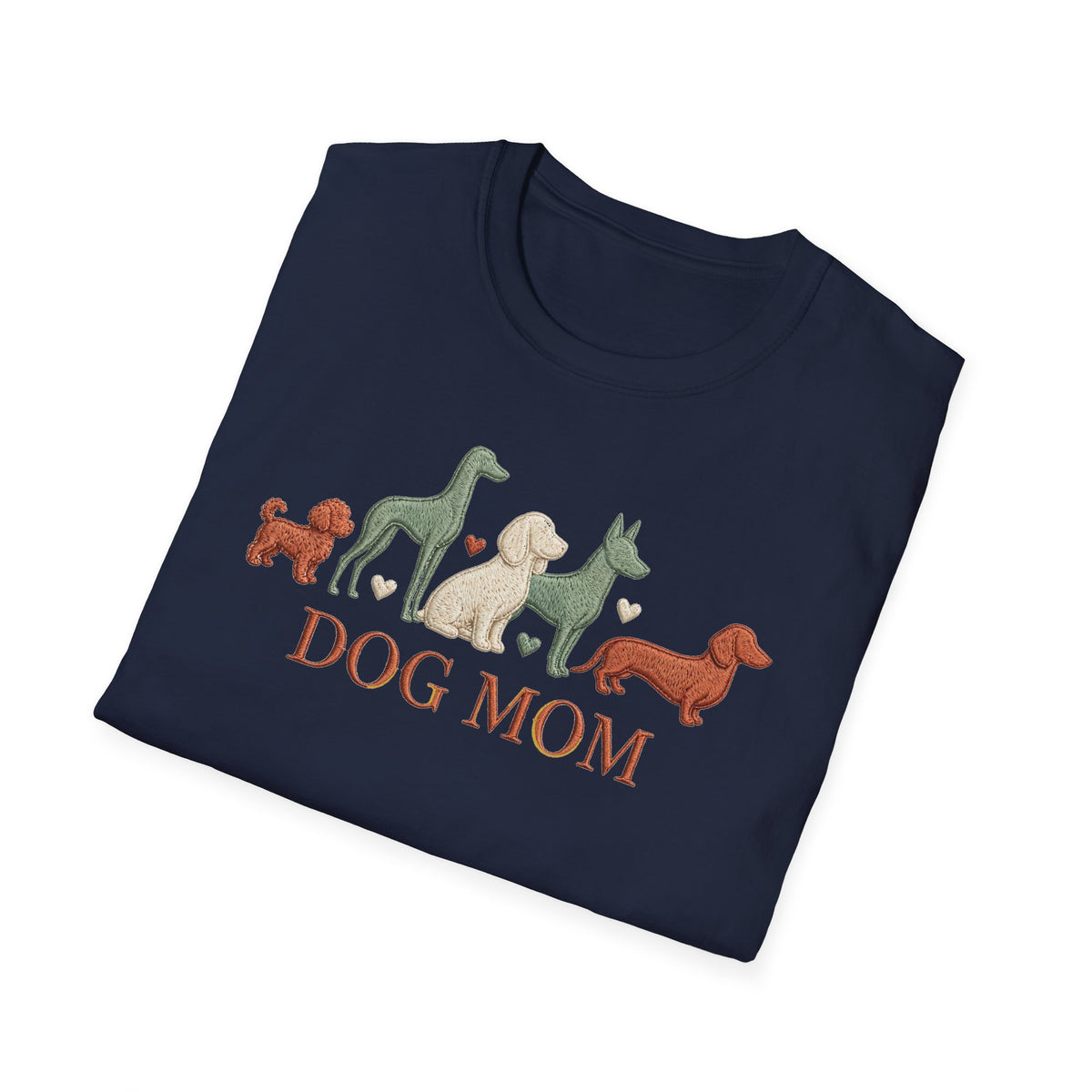 Stitched Dog Mom Tee