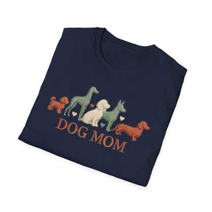 Stitched Dog Mom Tee