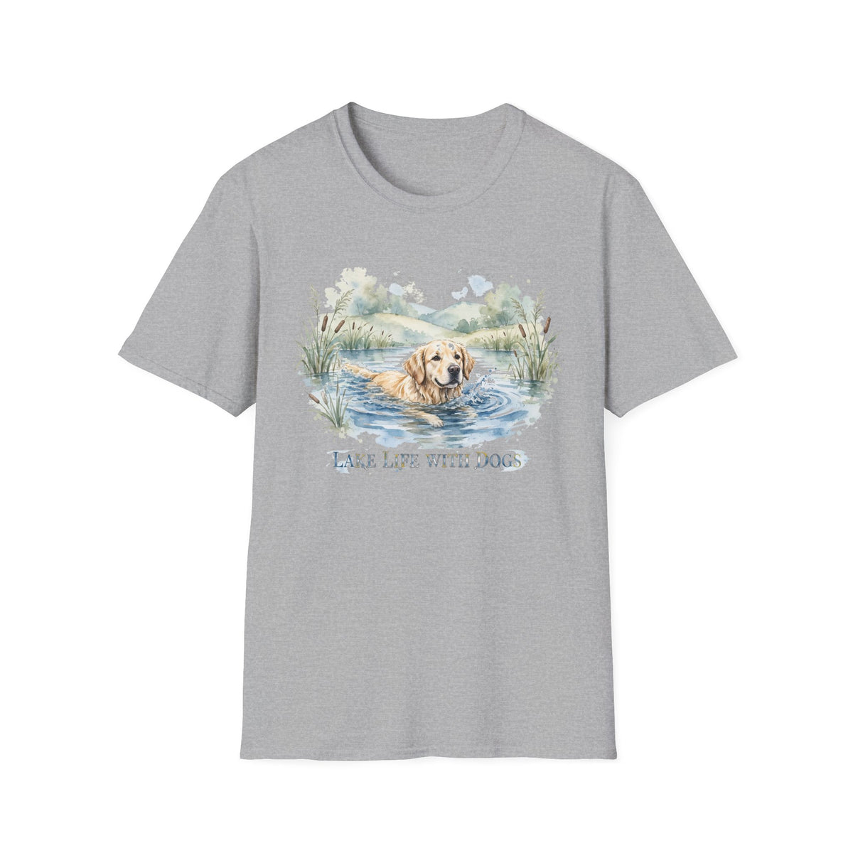 Lake Life With Dogs Tee