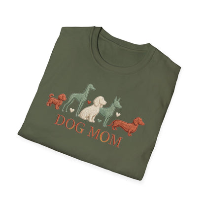 Stitched Dog Mom Tee
