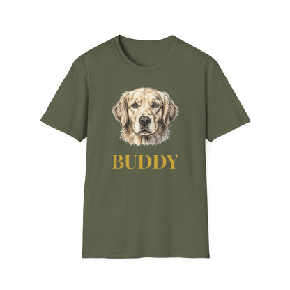 Custom Sketch Pet Portrait Tee (Personalizable)