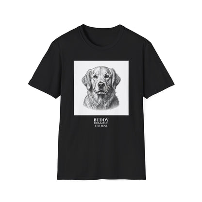 Custom Doggo of the Year Personalized Pet Portrait Tee (Personalizable)