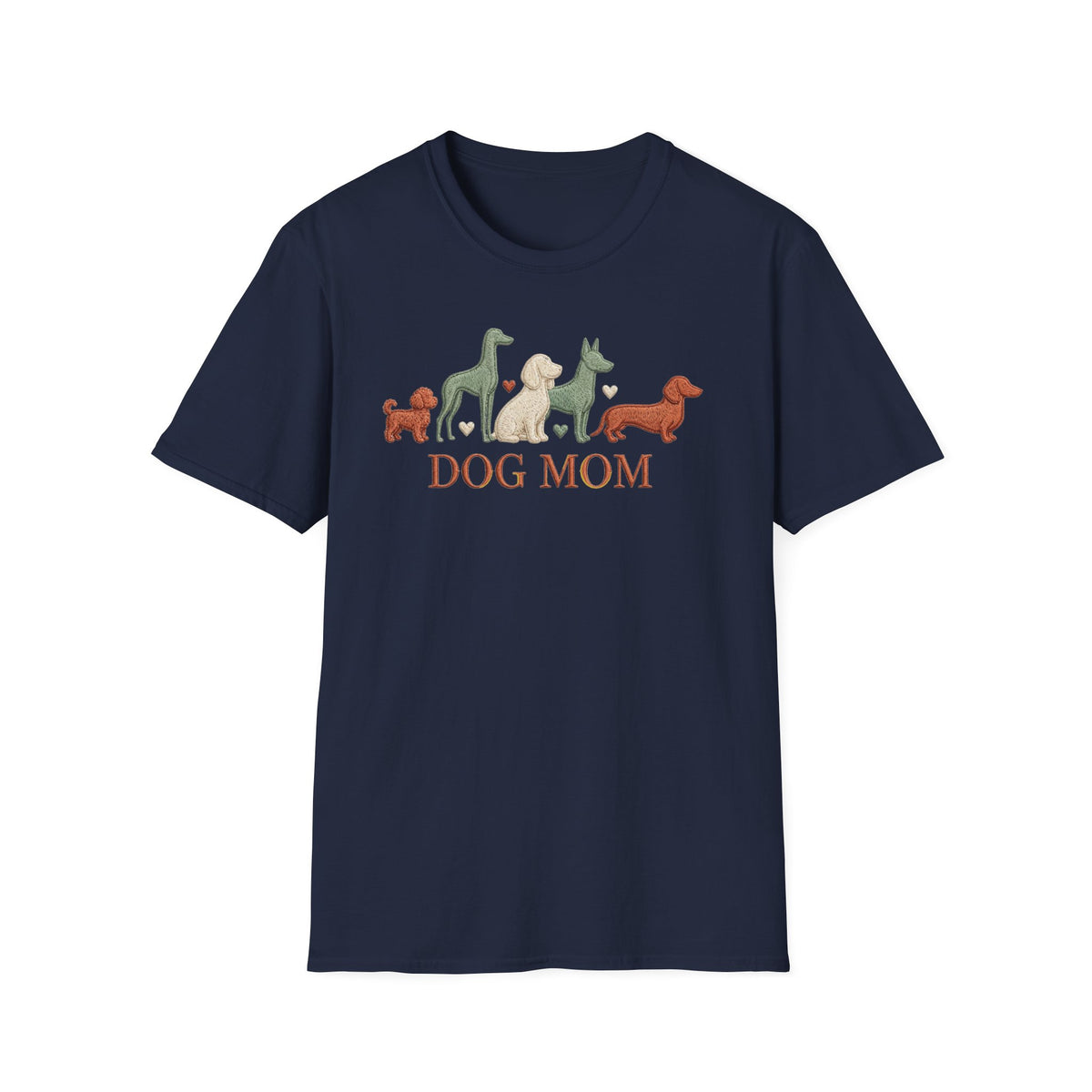 Stitched Dog Mom Tee