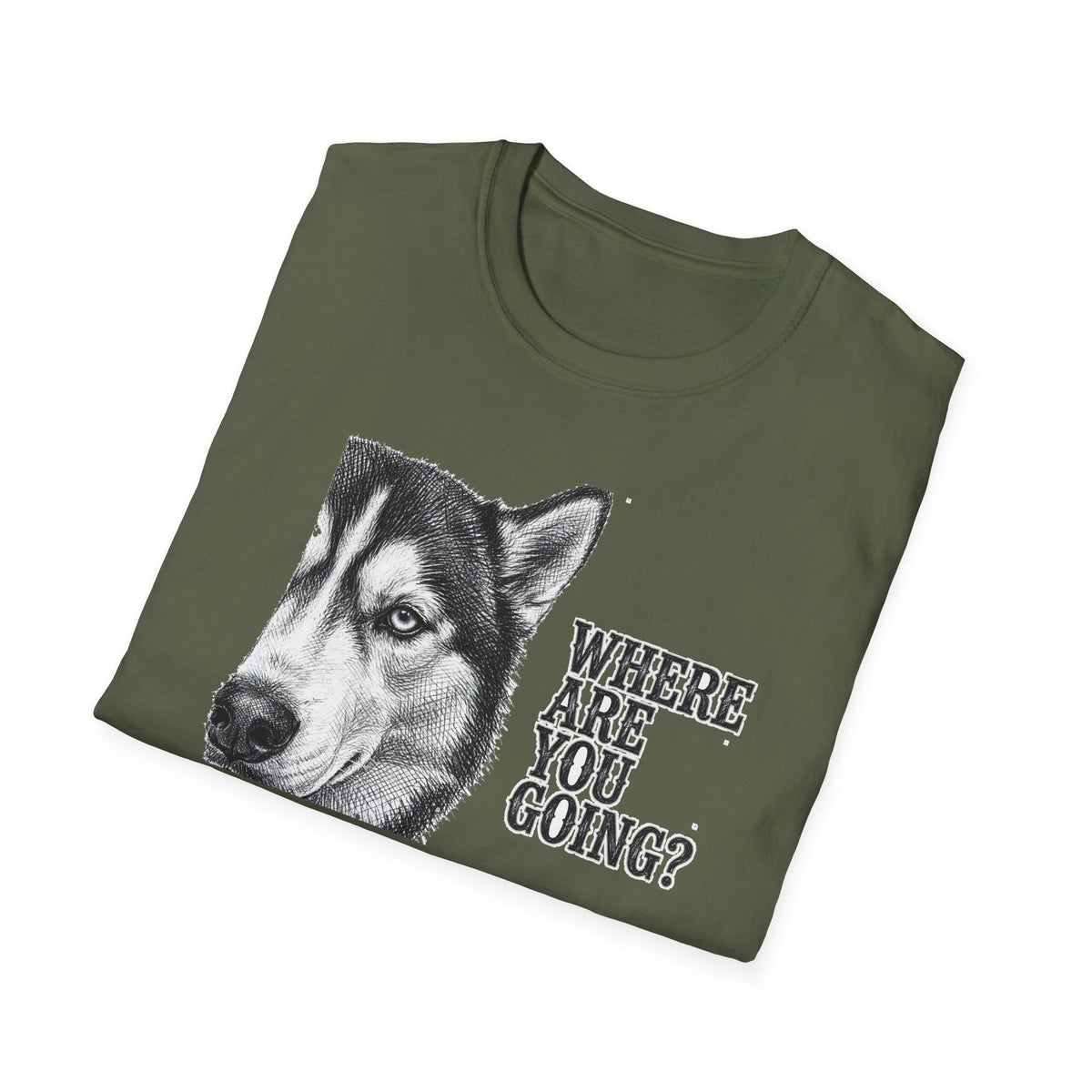 Where Are You Going Husky Tee
