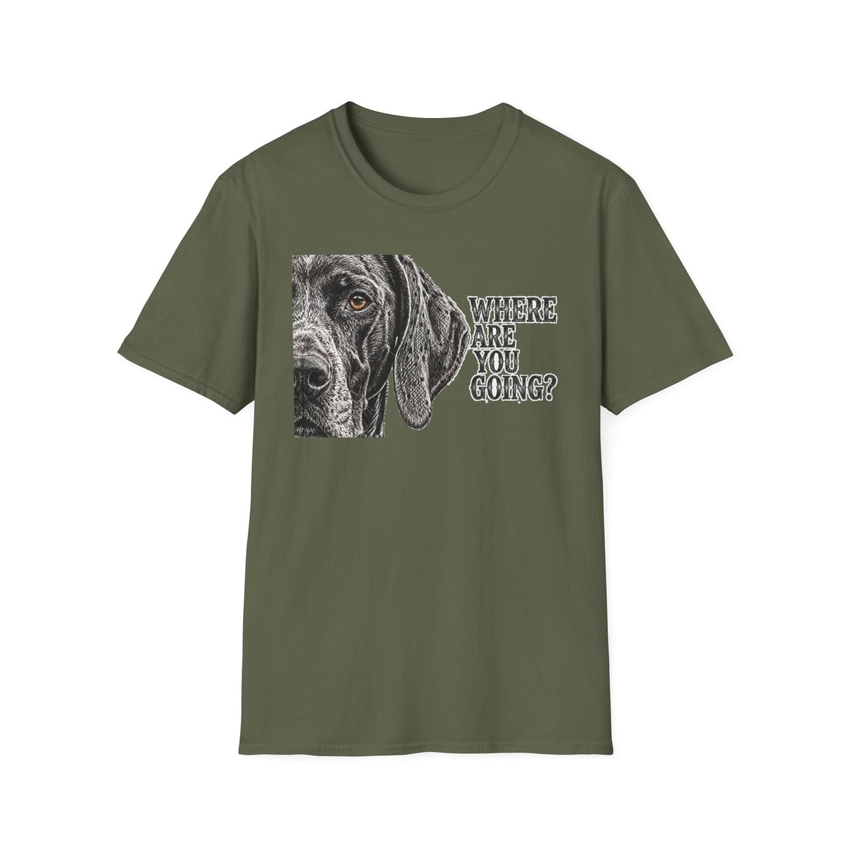 Where Are You Going German Shorthaired Pointer Tee