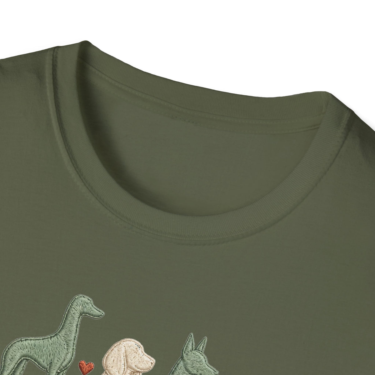 Stitched Dog Mom Tee