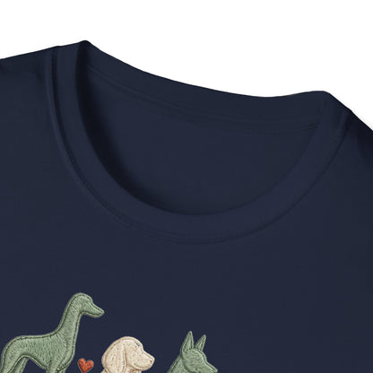 Stitched Dog Mom Tee