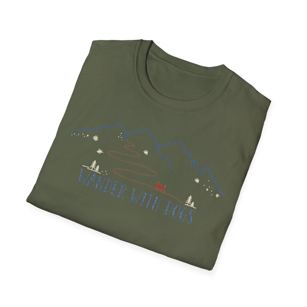 Wander With Dogs Tee