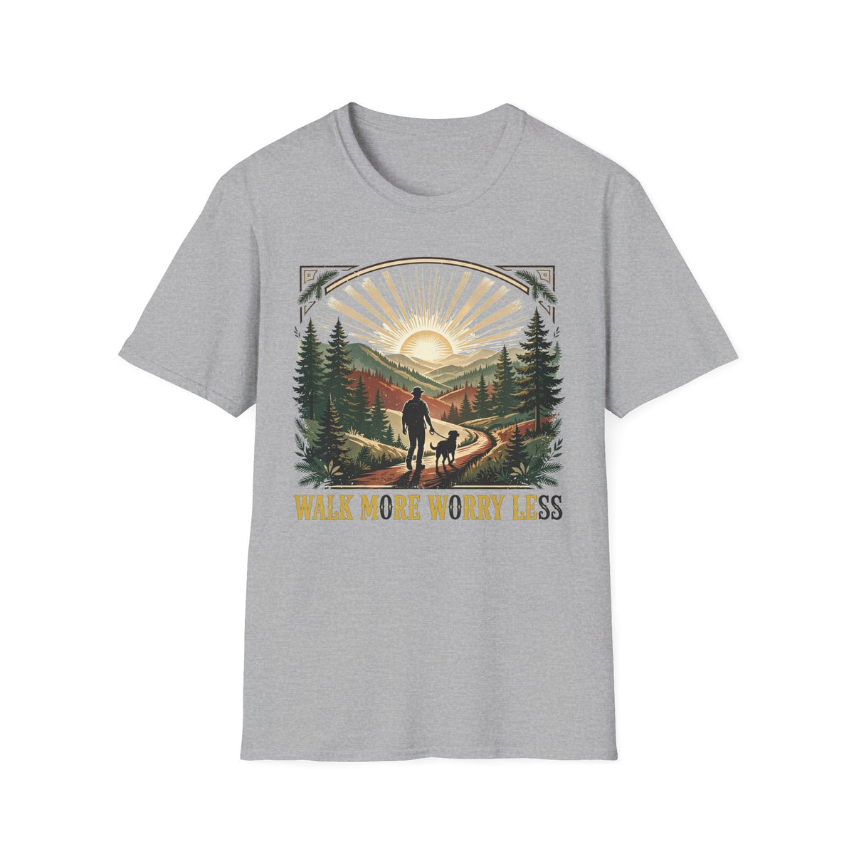 Walk More Worry Less Tee