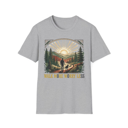 Walk More Worry Less Tee