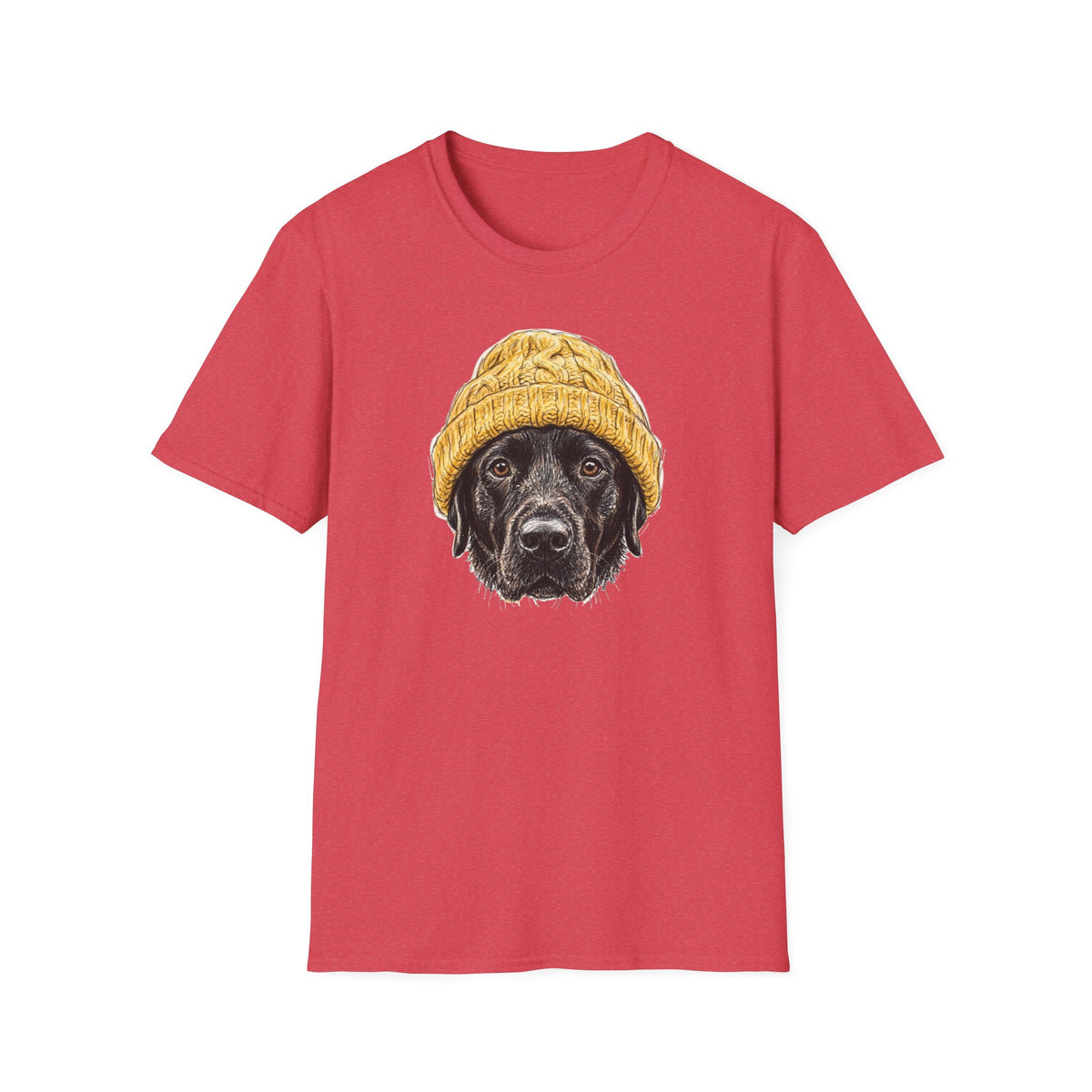 Black Labrador Beanie Tee