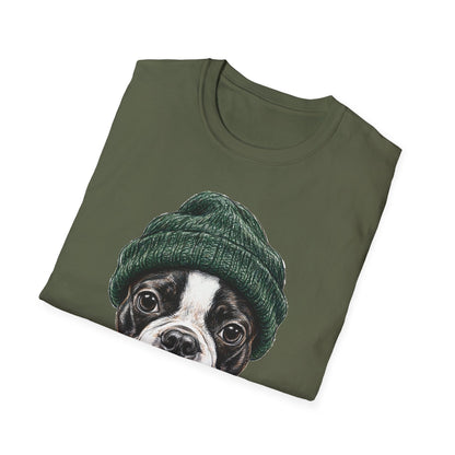 Boston Terrier Beanie Tee
