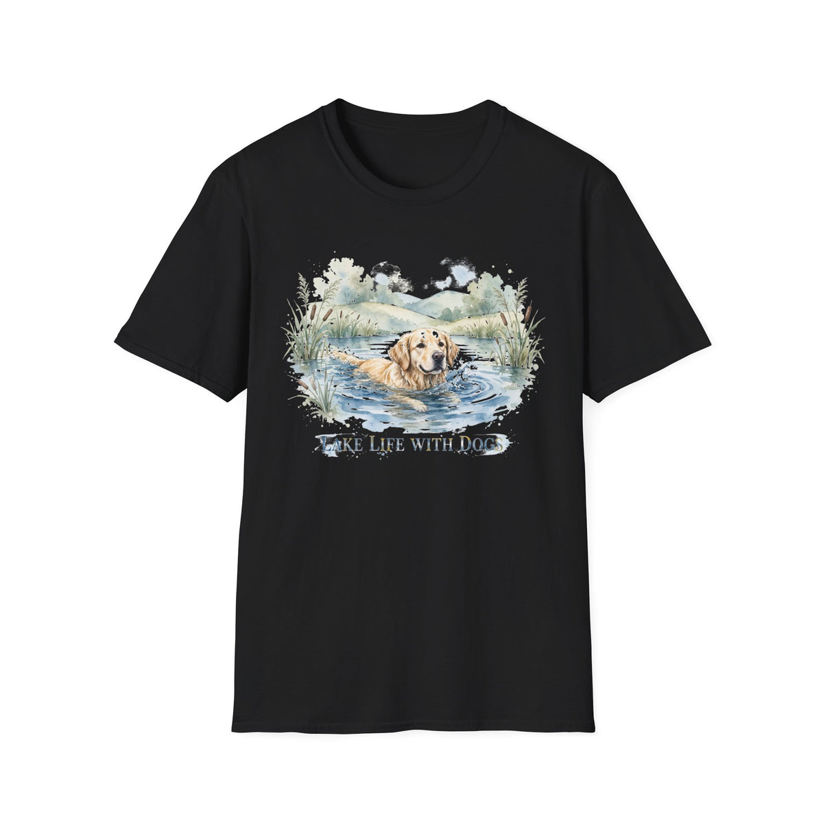 Lake Life With Dogs Tee