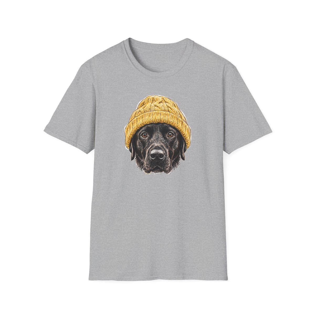 Black Labrador Beanie Tee