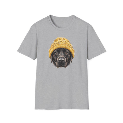 Black Labrador Beanie Tee