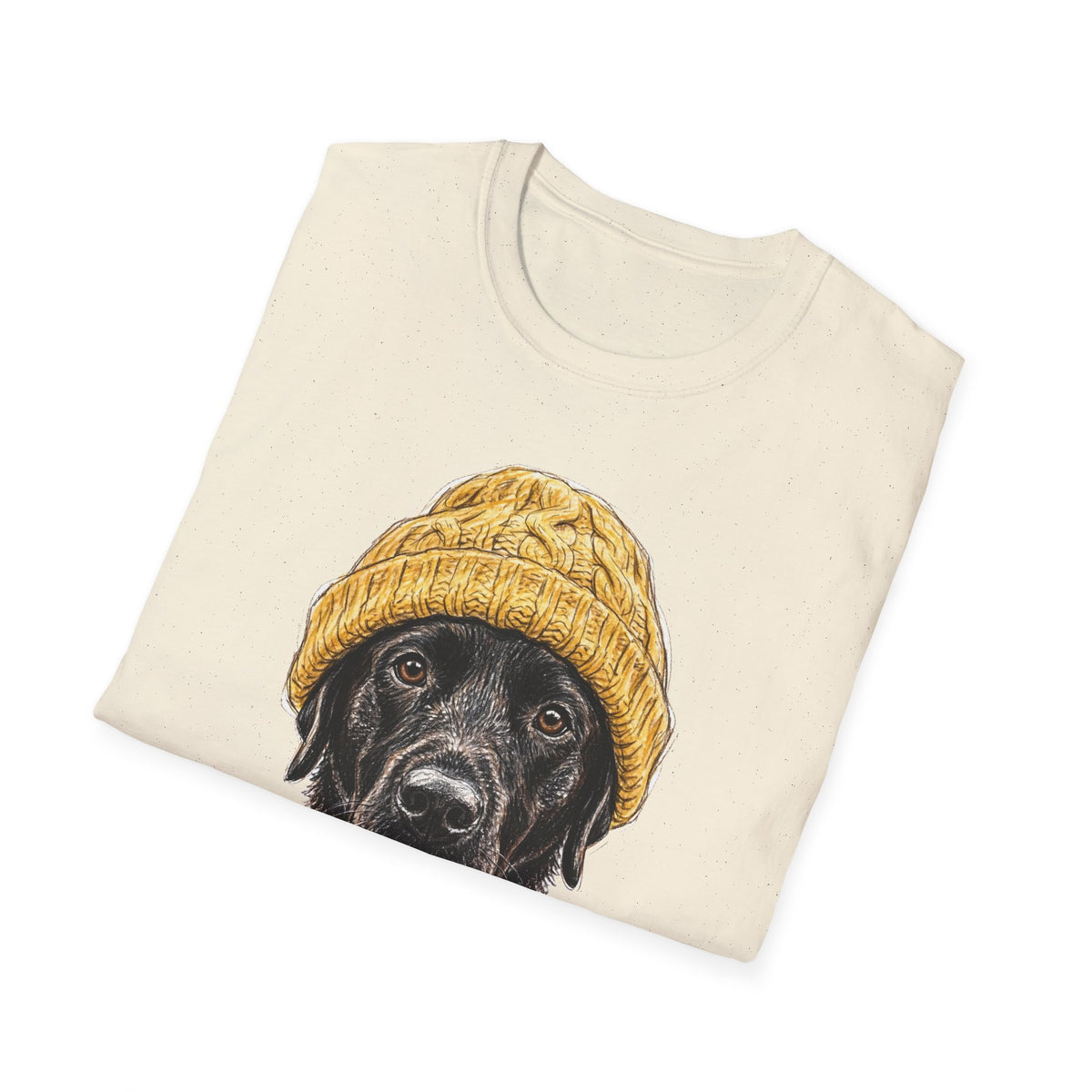 Black Labrador Beanie Tee