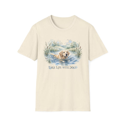 Lake Life With Dogs Tee