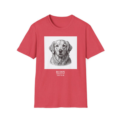 Custom Doggo of the Year Personalized Pet Portrait Tee (Personalizable)