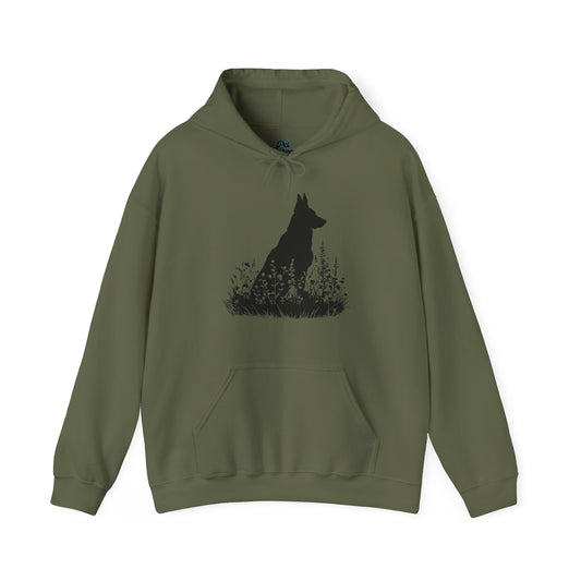 New! German Shepherd Silhouette Hoodie