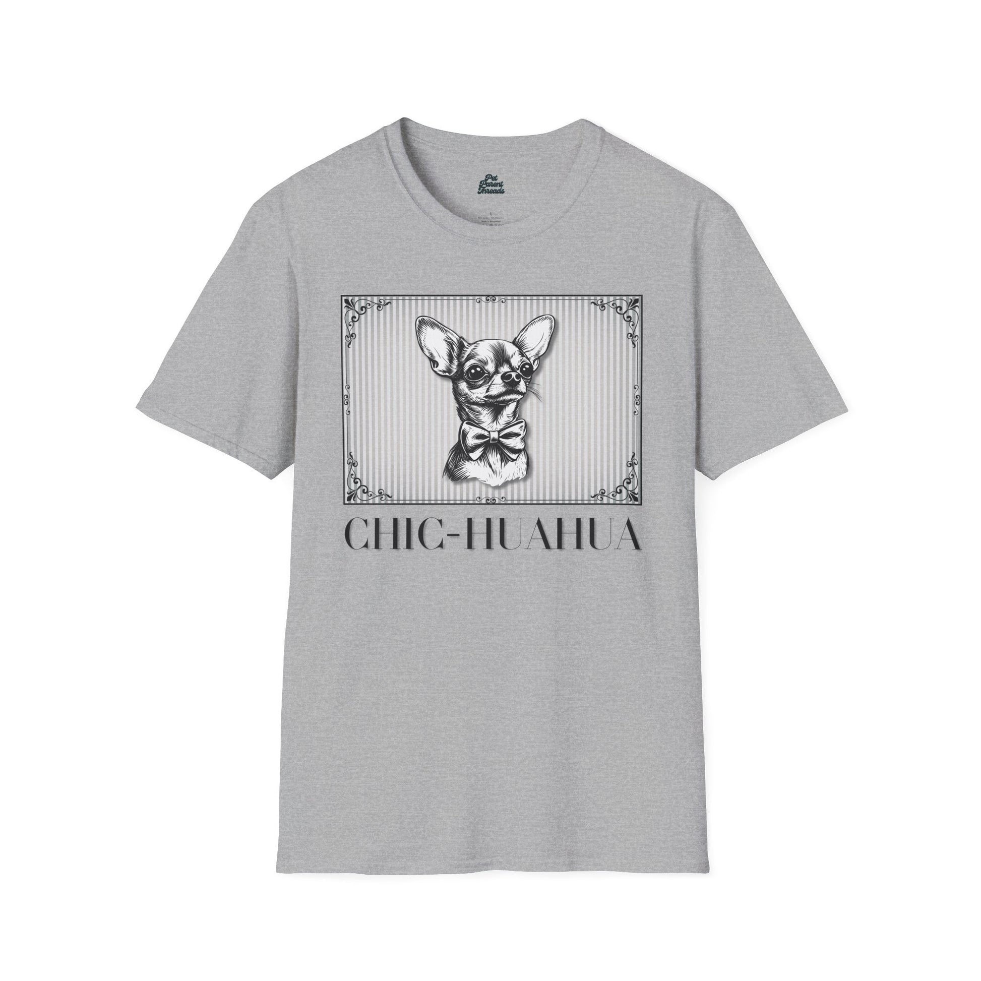Chic - Huahua: The Stylish Chihuahua Graphic Tee - Pet Parent Threads