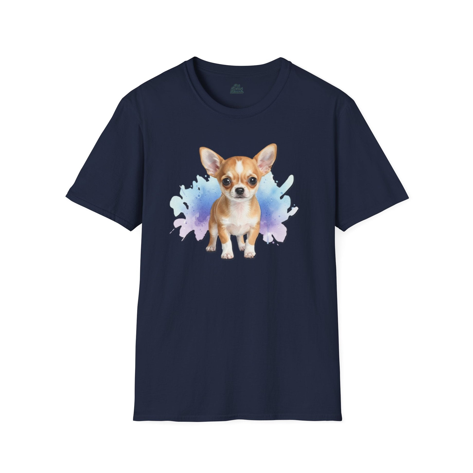 Chihuahua Puppy Watercolor T-Shirt – Small Dog, Big Personality - Pet Parent Threads