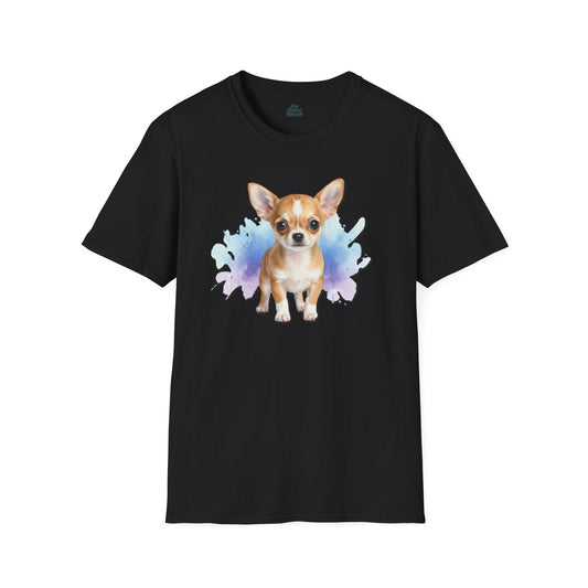 Chihuahua Puppy Watercolor T-Shirt – Small Dog, Big Personality - Pet Parent Threads