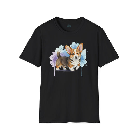 Corgi Puppy Watercolor – Cute & Quirky Dog Lover Tee - Pet Parent Threads