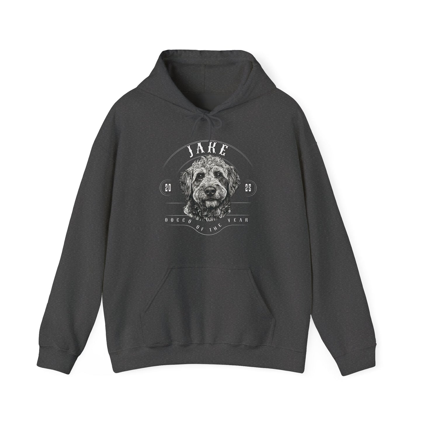 Custom “Doggo of the Year” Personalized Pet Portrait Hoodie - Pet Parent Threads
