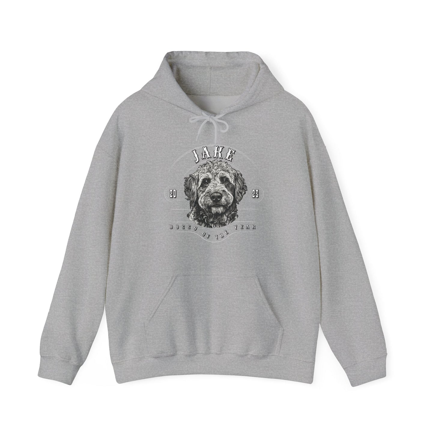 Custom “Doggo of the Year” Personalized Pet Portrait Hoodie - Pet Parent Threads