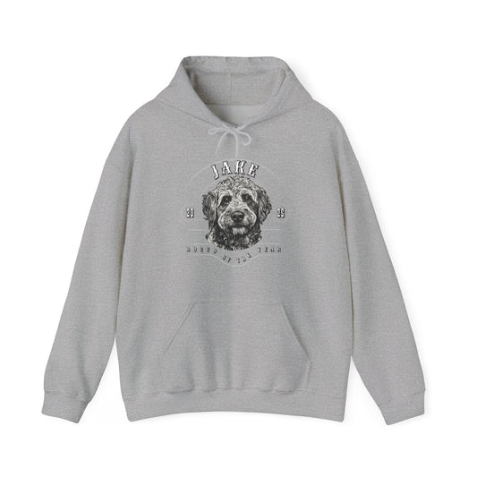 Custom “Doggo of the Year” Personalized Pet Portrait Hoodie - Pet Parent Threads