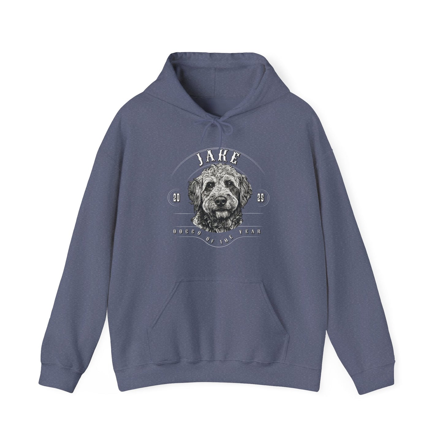 Custom “Doggo of the Year” Personalized Pet Portrait Hoodie - Pet Parent Threads