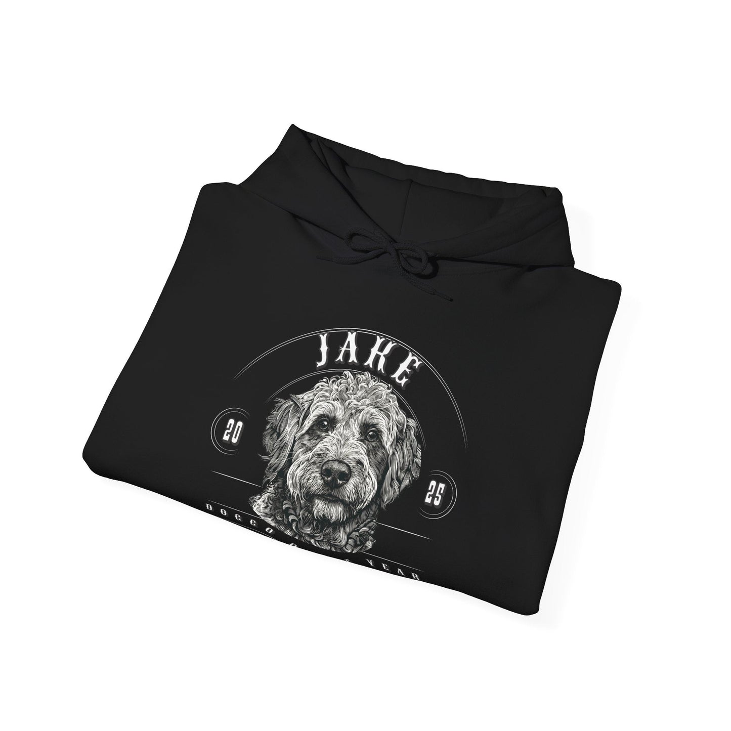 Custom “Doggo of the Year” Personalized Pet Portrait Hoodie - Pet Parent Threads