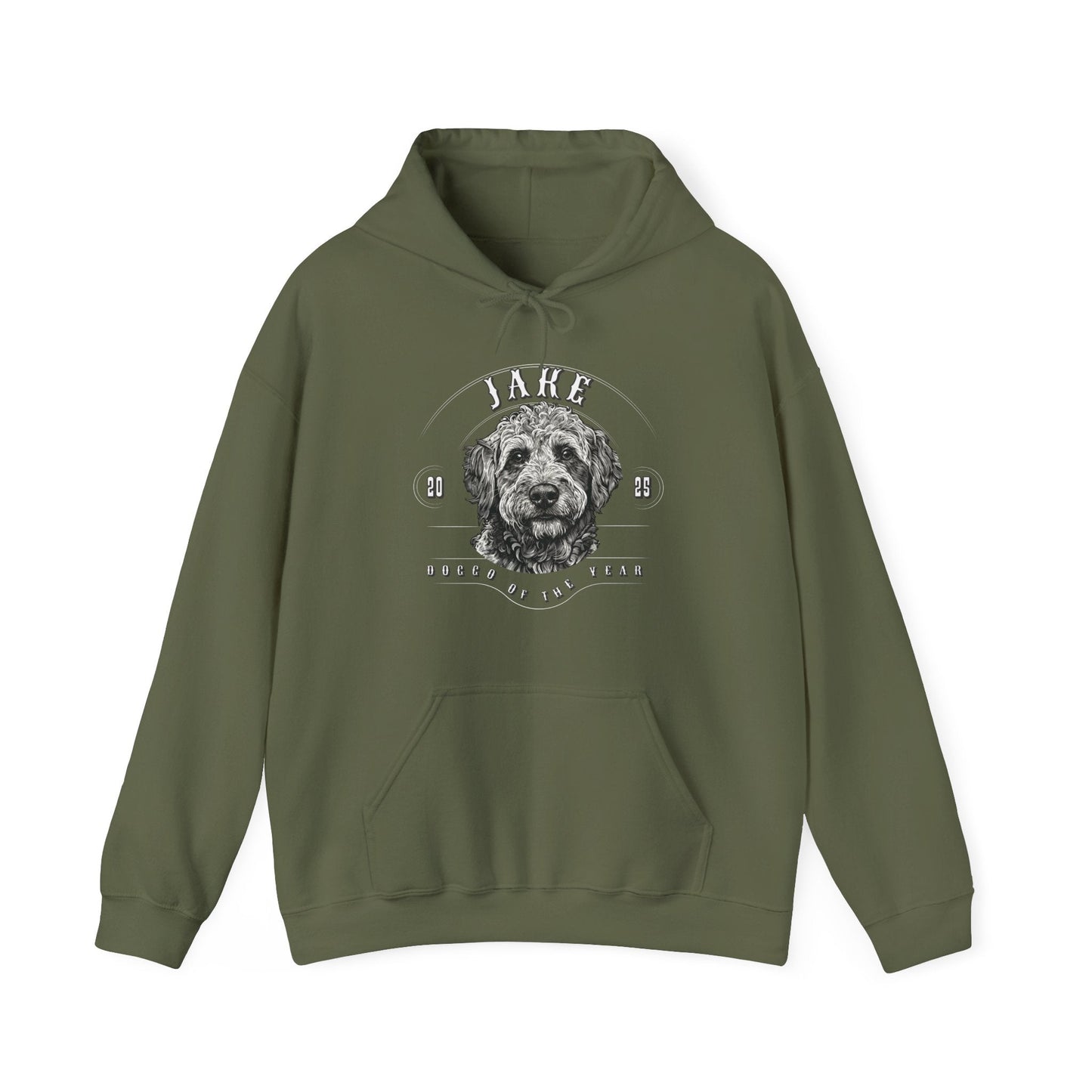 Custom “Doggo of the Year” Personalized Pet Portrait Hoodie - Pet Parent Threads