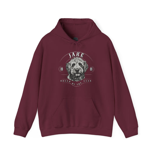 Custom “Doggo of the Year” Personalized Pet Portrait Hoodie - Pet Parent Threads