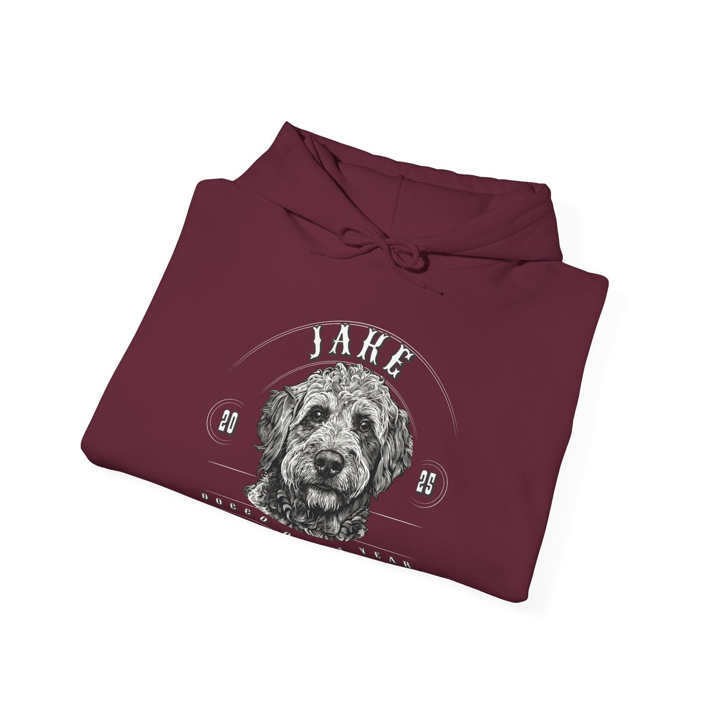 Custom “Doggo of the Year” Personalized Pet Portrait Hoodie - Pet Parent Threads