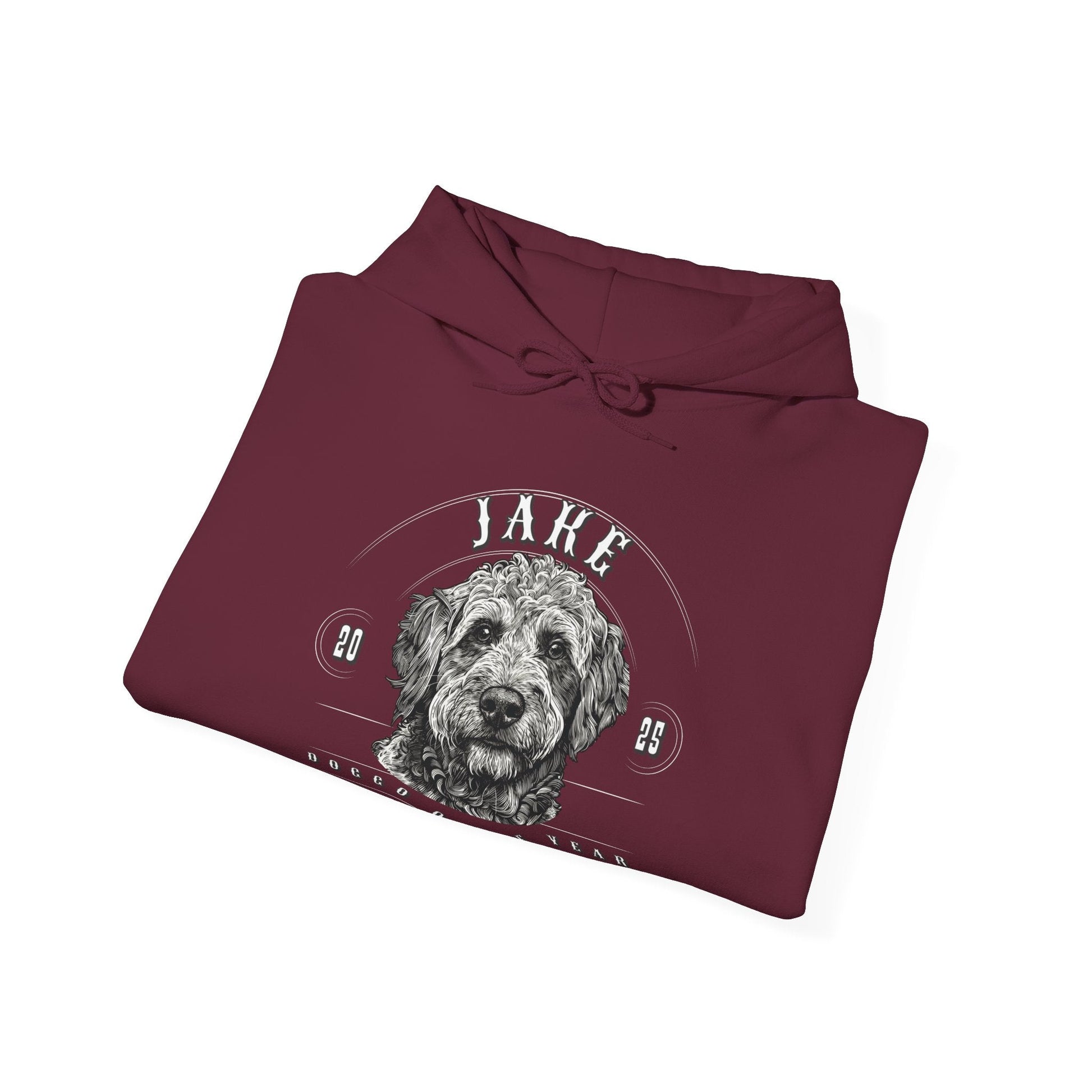 Custom “Doggo of the Year” Personalized Pet Portrait Hoodie - Pet Parent Threads
