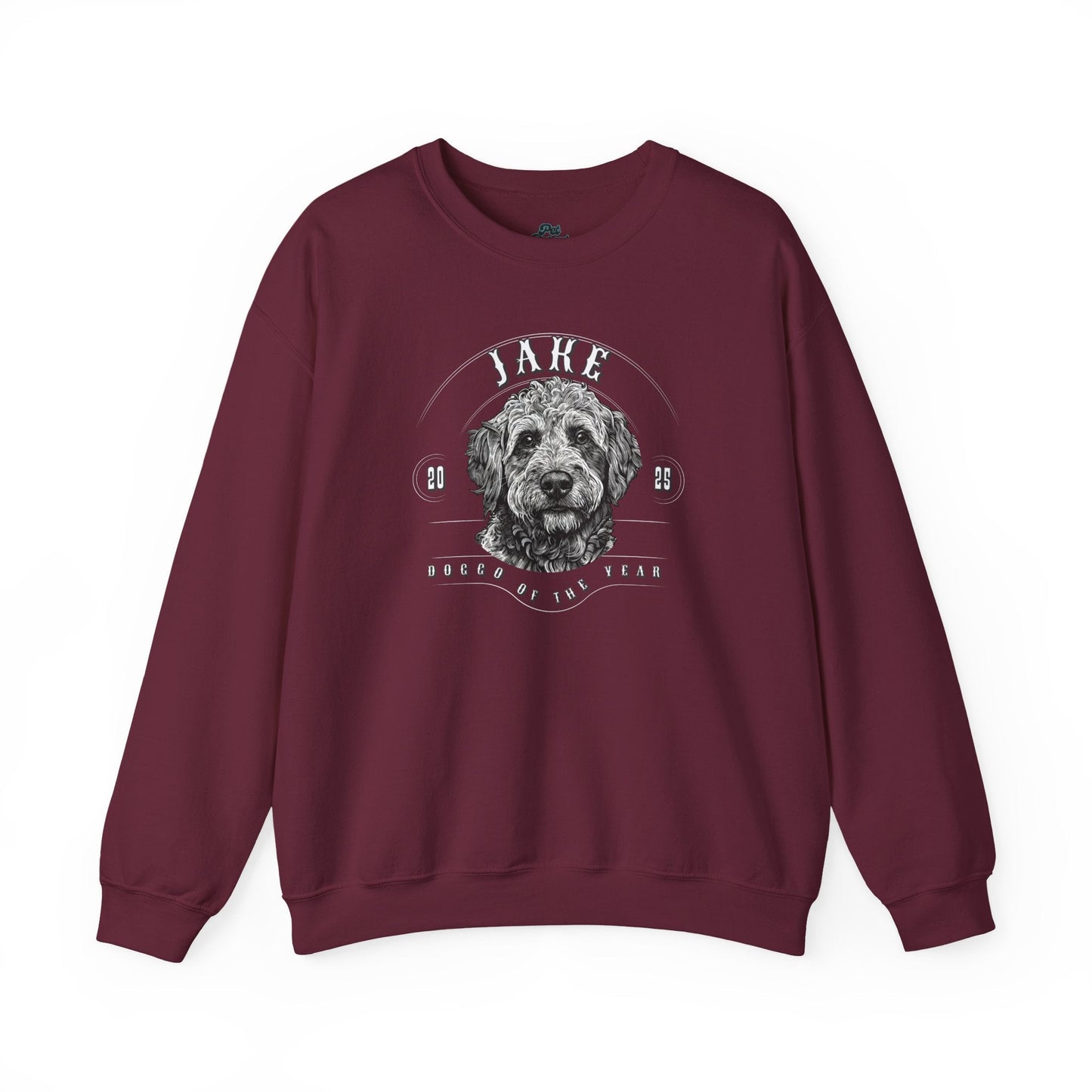 Custom “Doggo of the Year” Personalized Pet Portrait Sweatshirt - Pet Parent Threads