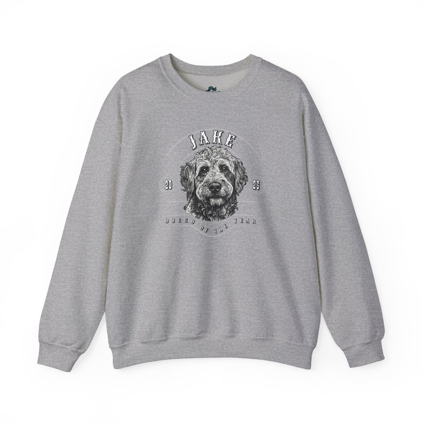 Custom “Doggo of the Year” Personalized Pet Portrait Sweatshirt - Pet Parent Threads