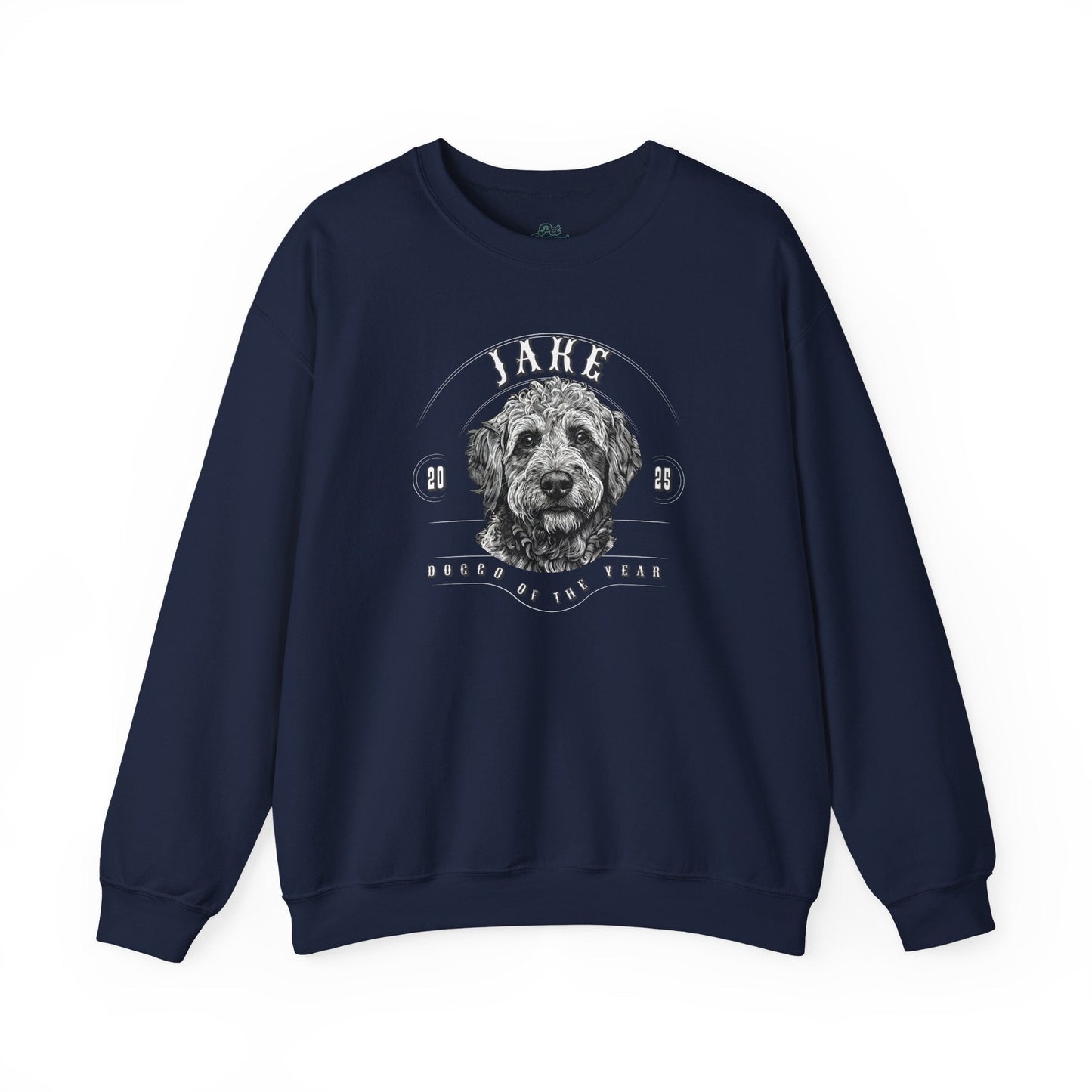 Custom “Doggo of the Year” Personalized Pet Portrait Sweatshirt - Pet Parent Threads