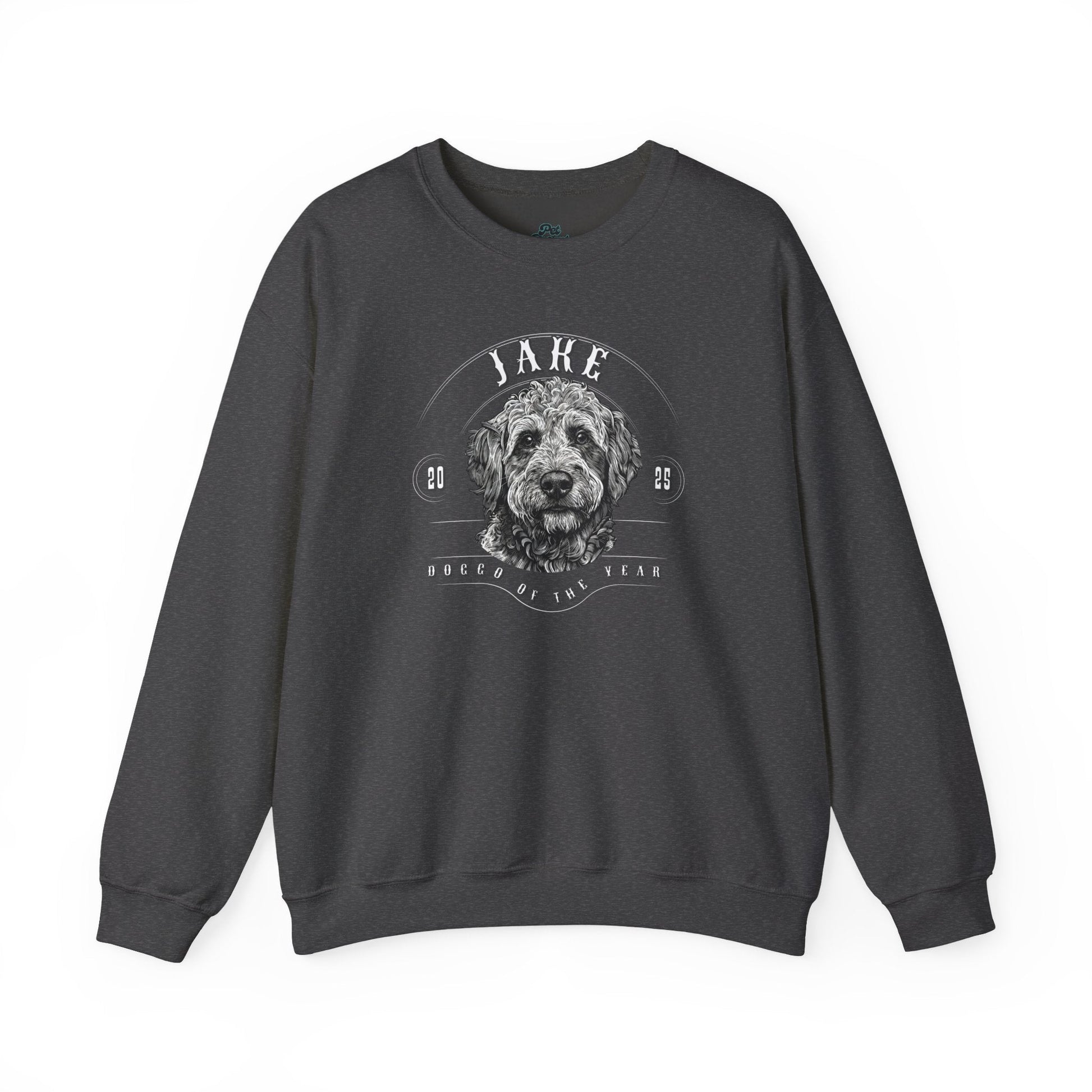 Custom “Doggo of the Year” Personalized Pet Portrait Sweatshirt - Pet Parent Threads