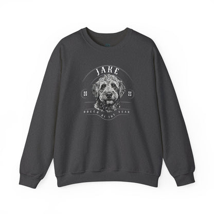 Custom “Doggo of the Year” Personalized Pet Portrait Sweatshirt - Pet Parent Threads