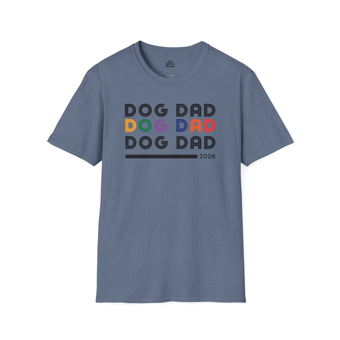 "Dog Dad" Retro Minimalist Tee - Pet Parent Threads