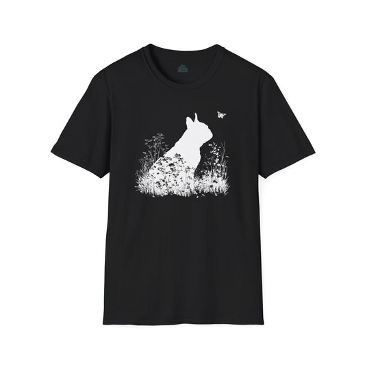 Frenchie Butterfly Silhouette Tee - Pet Parent Threads