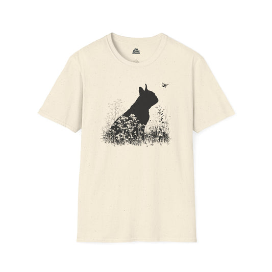 Frenchie Butterfly Silhouette Tee - Pet Parent Threads