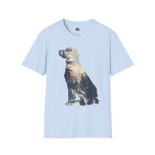Mountain Bike Adventure: Lab Silhouette Tee 🚵‍♂️🐕 - Pet Parent Threads