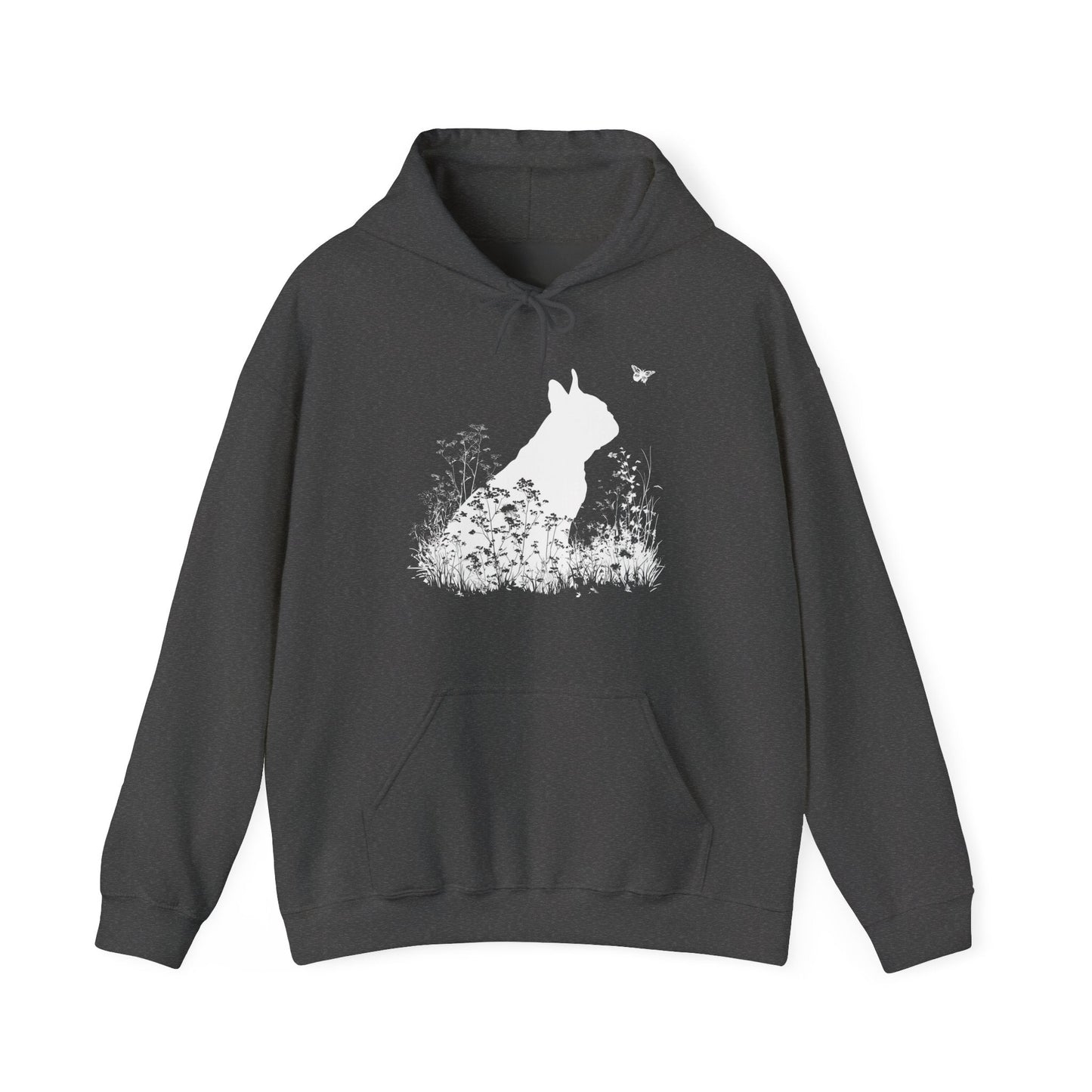 New! French Bulldog Silhouette Hoodie - Pet Parent Threads