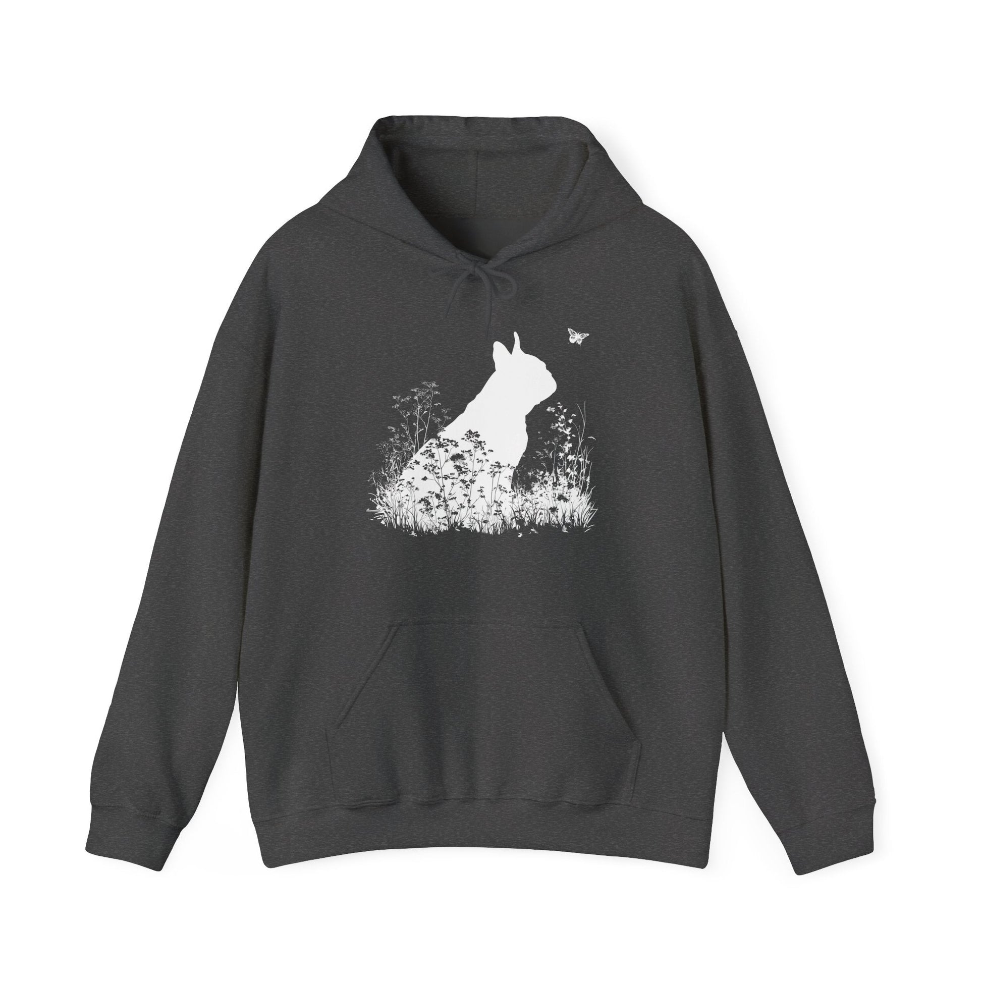 New! French Bulldog Silhouette Hoodie - Pet Parent Threads