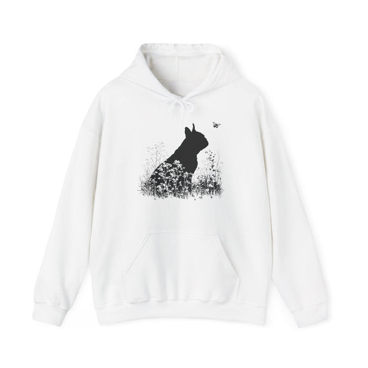 New! French Bulldog Silhouette Hoodie - Pet Parent Threads