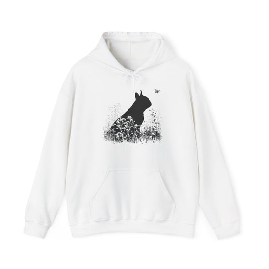 New! French Bulldog Silhouette Hoodie - Pet Parent Threads