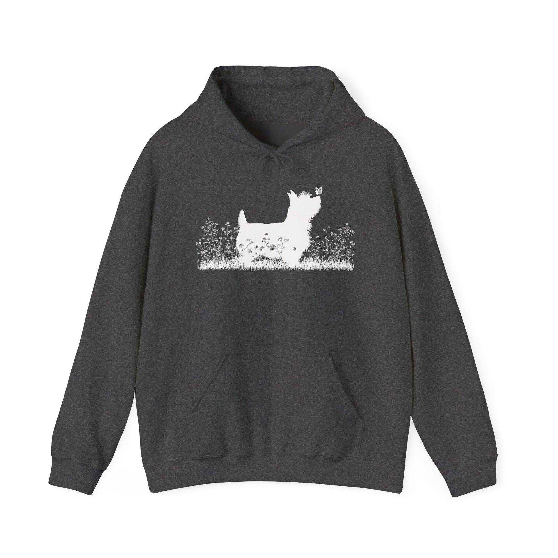 New! Yorkie Silhouette Hoodie - Pet Parent Threads